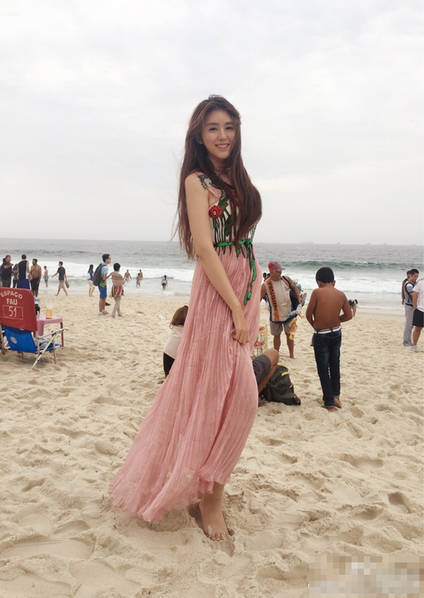 人气女主播张琪格。