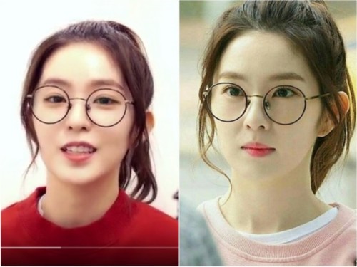 韩美女歌手irene常戴眼镜 因觉自己"长得丑"