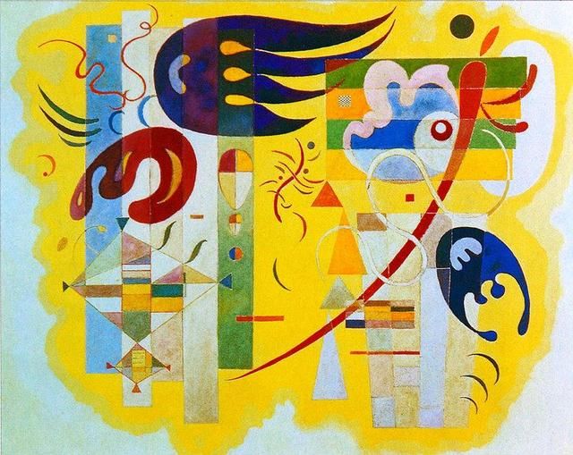 现代艺术的伟大人物之一康定斯基,被认为是抽