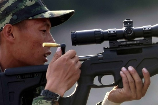 2016年8月25日,为期4天的第一届"锋刃"国际狙击手射击竞赛在武警部队