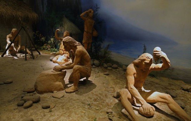 从旧石器时代-新石器时代,距今60万-4千年,那时候原始社会的人类采用