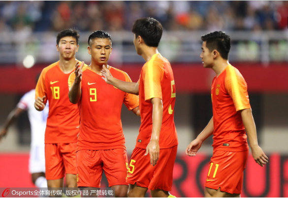 热身-高准翼2球张玉宁破门 U23国足4-2纳米比亚