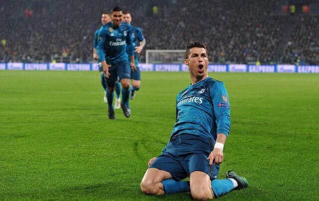 欧冠1\/4决赛皇家马德里VS尤文图斯3:0 C罗梅