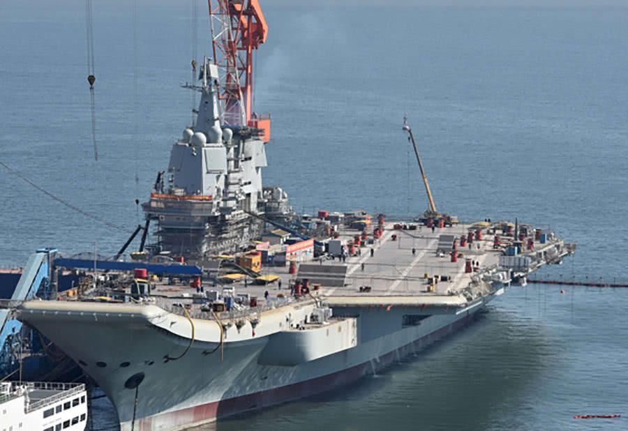 中国首艘国产航母已正式完工了:离港海试即将