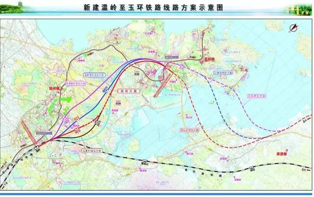 杭绍台高铁路线图公示图片