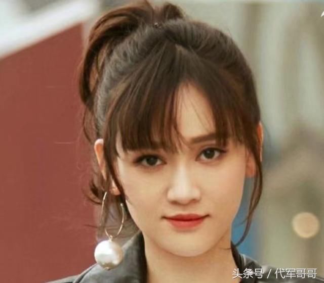 女星空气刘海造型谁最美?杨颖第八,郑爽第二,