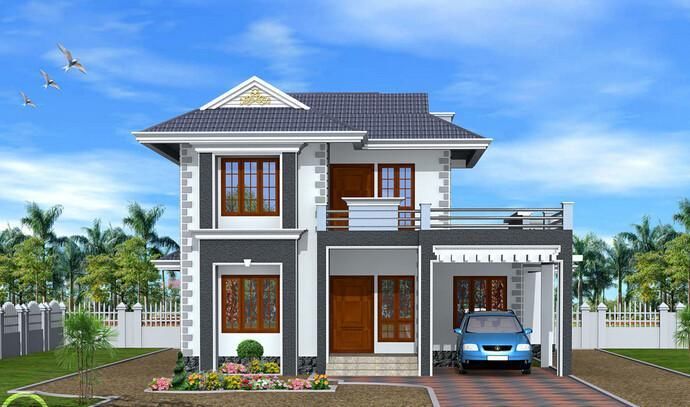 10套小户型农村别墅,2层造价不到30万,带车库