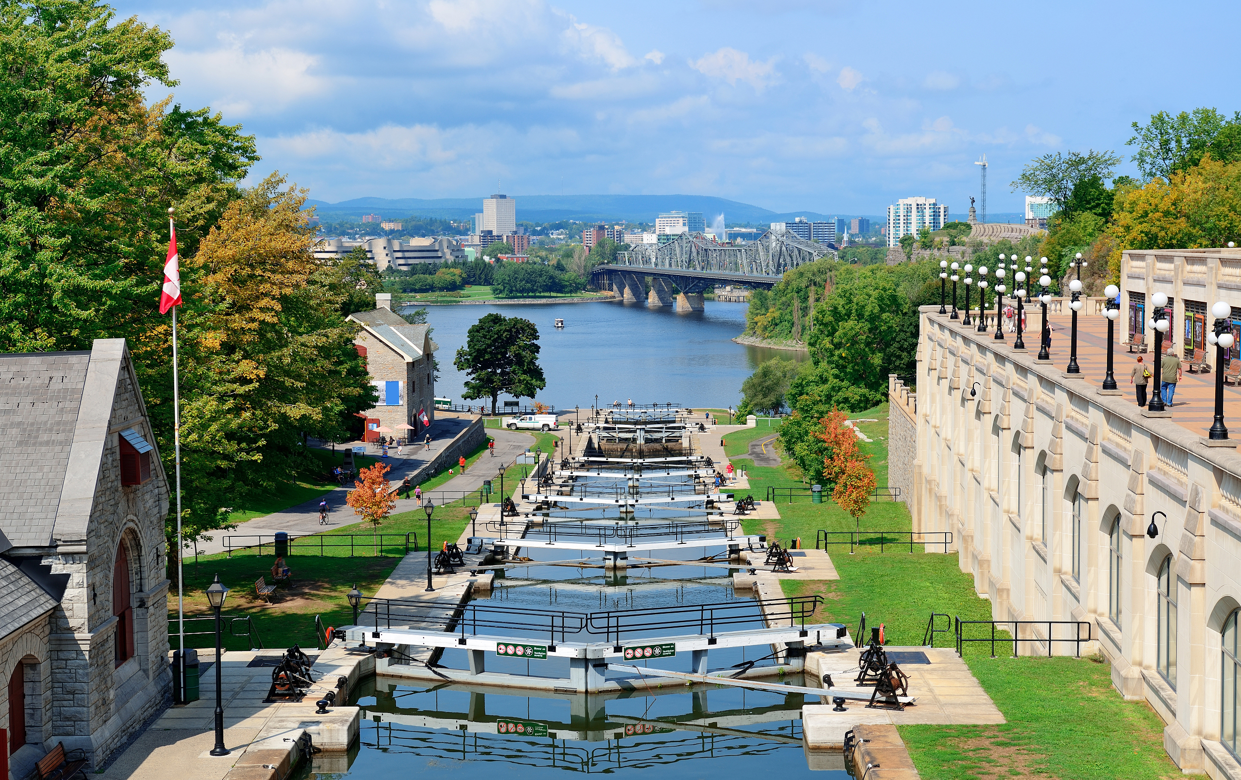 里多运河(加拿大)rideau canal (canada)