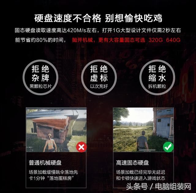 AMD锐龙R5 2600\/GTX1060 组装台式吃鸡主机