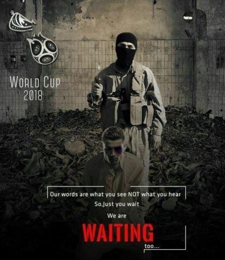 没完了?ISIS再发恐袭海报 C罗被绑遭利刃 没完了?ISIS再发恐袭海报 C罗被绑遭利刃