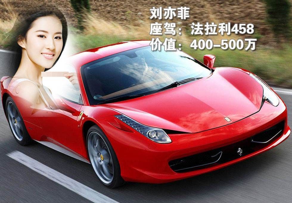 明星座驾曝光:刘亦菲开法拉利,迪丽热巴钟爱面包车,赵丽颖最低调-北京