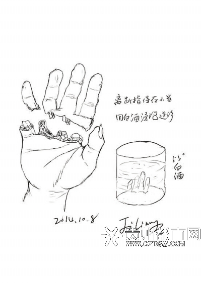 能拿手术刀，还能执画笔