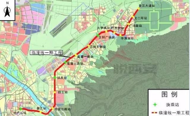 临潼地铁6号线路图图片