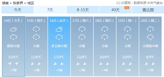 多地天气预报出错 最权威的湖南的天气预报来