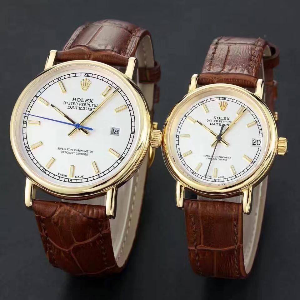 劳力士情侣款精美和谐对表,情侣的所爱.