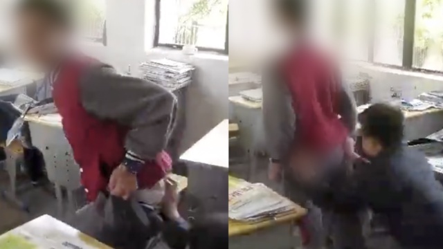 初二男生教室被多人扒裤子,无助大哭 初二男生教室被多人扒裤子,无助大哭
