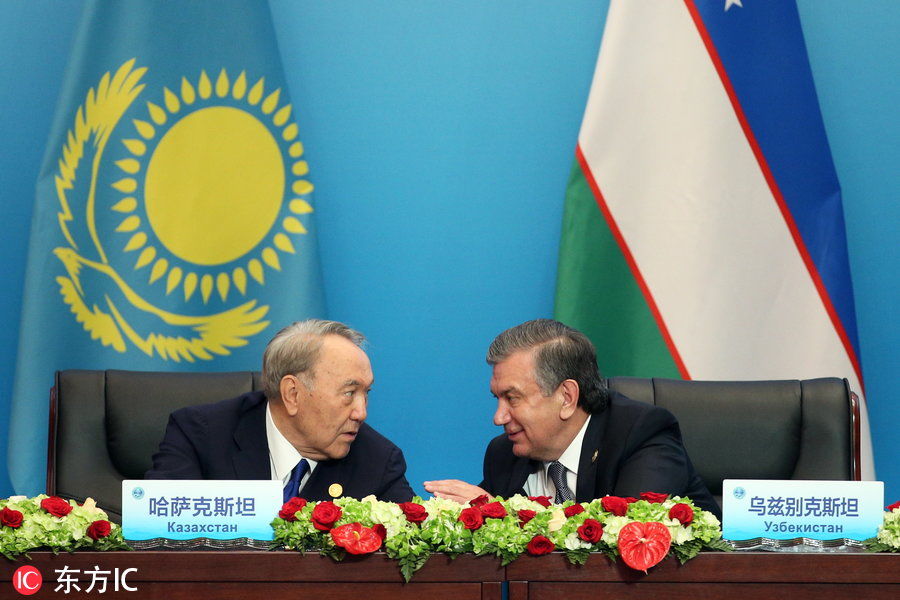 2018上合青岛峰会:上海合作组织成员国元首理