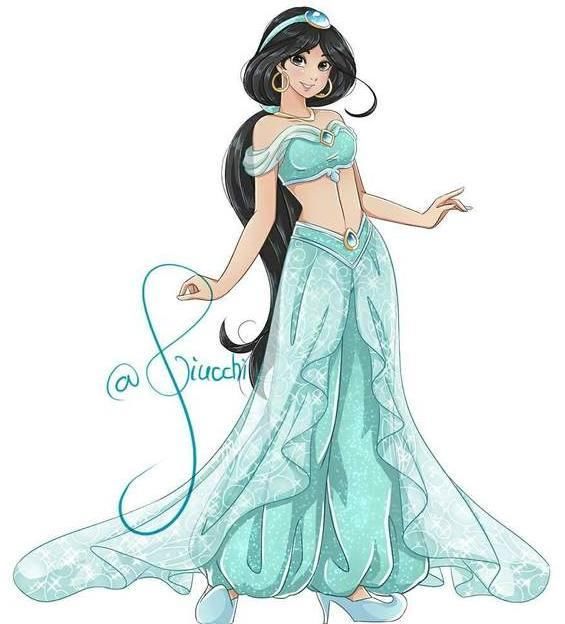 十二星座专属日漫画风迪士尼公主,美出新天地