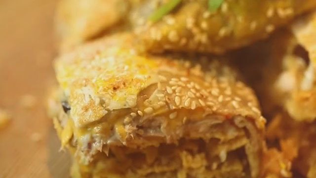 《快乐生活一点通》20180530金枪鱼龙虾煎饼