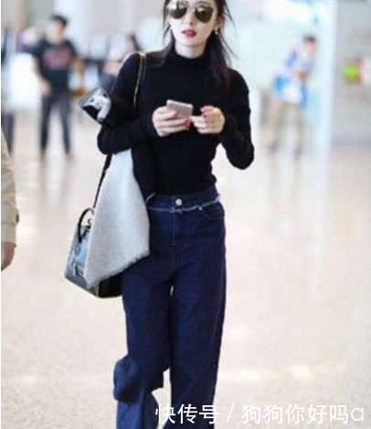 盘点女星穿牛仔裤的既视感,杨幂尽显好身材,宋