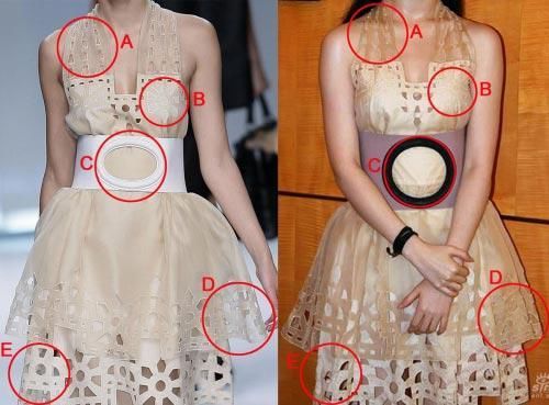 刘亦菲穿山寨礼服撞衫范冰冰,气质差距太大,连