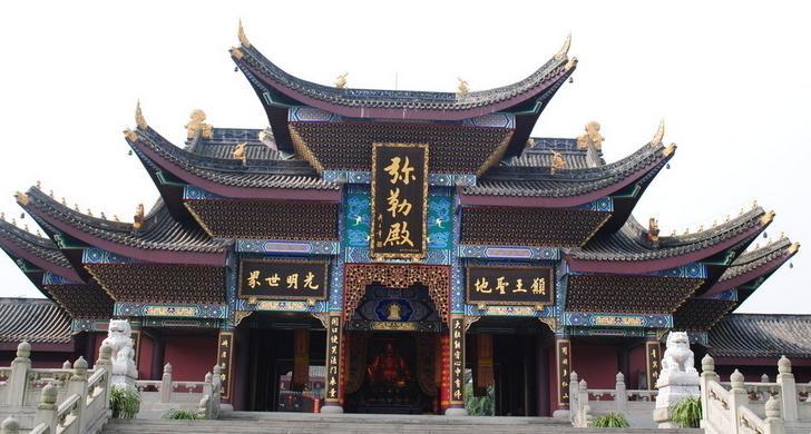 弥勒菩萨、韦陀菩萨、四大天王