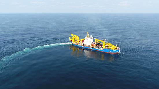 亚洲第一造岛神器天鲲号海试成功 全自主设计