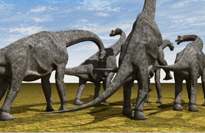 健颈龙,属四足草食性生物,曾活跃在白垩纪时期的中国,身形巨大,颈部