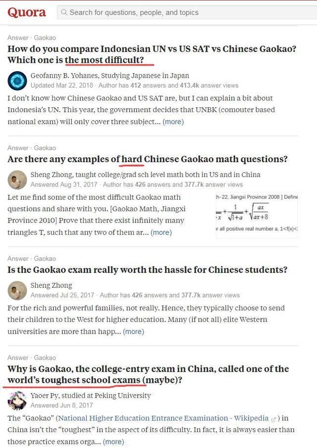 外国人看中国高考:数学难度相当于英国大学,休