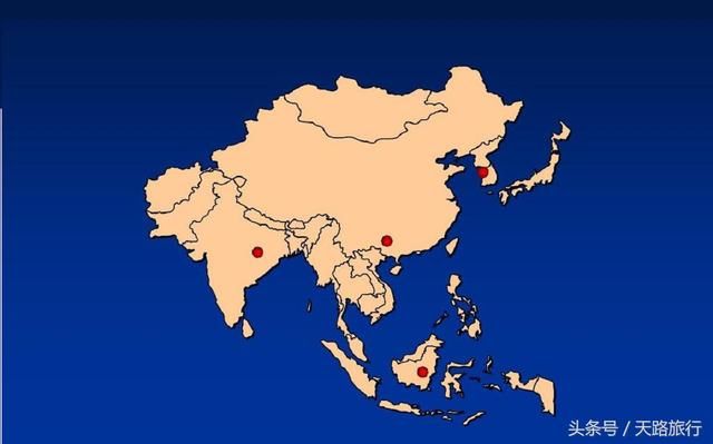 作为亚洲人,你知道亚洲有多少个国家?哪些国