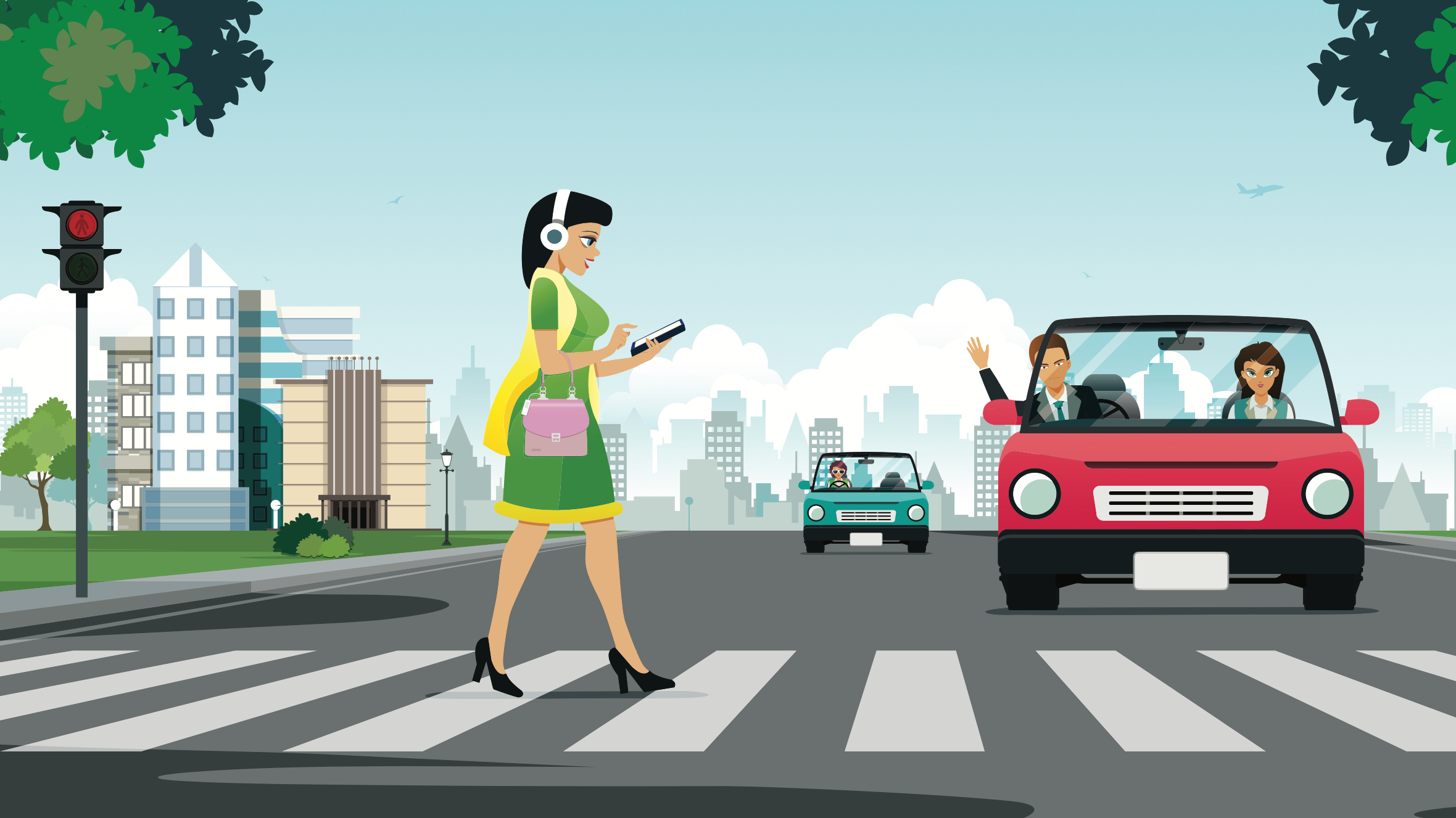 立法治理“斑马线低头族”,唤醒更多人的安全意识 立法治理“斑马线低头族”,唤醒更多人的安全意识