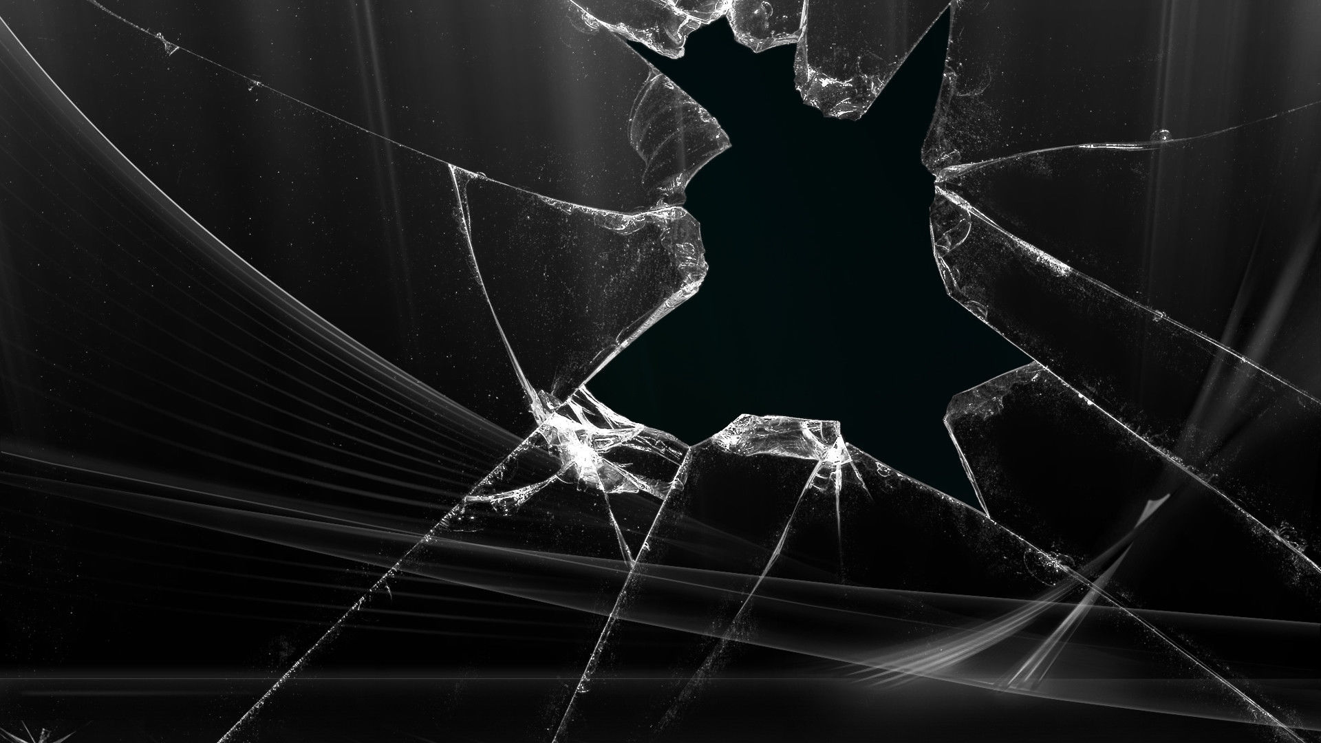 酷酷的碎屏桌面壁纸,超级有个性!