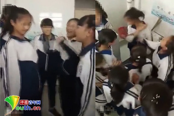 女生遭12名同学掌掴17次 打人者:都不忍心打了 女生遭12名同学掌掴17次 打人者:都不忍心打了