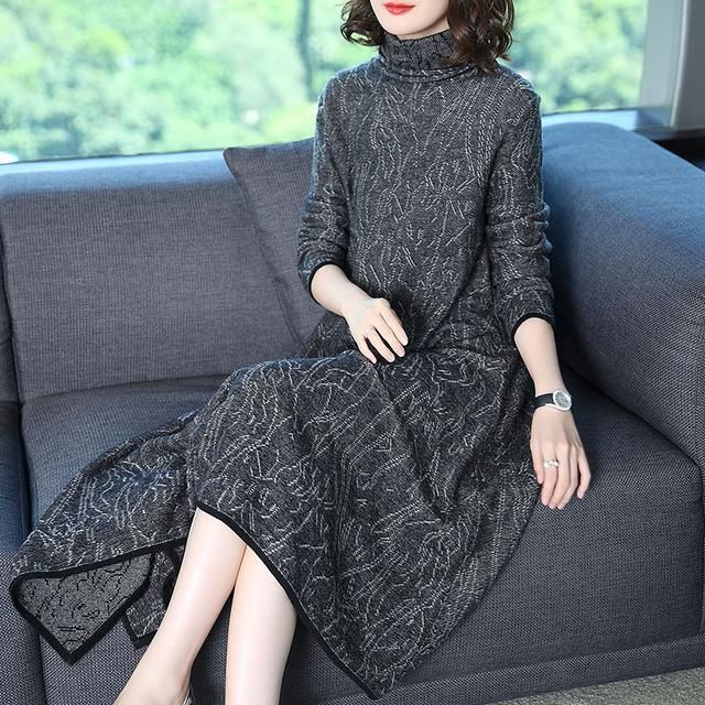 如何把毛衣裙穿出气质,诠释自己本来的美