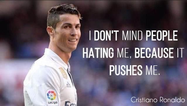 C罗励志名言语录 网友:这是C罗的励志故事!经