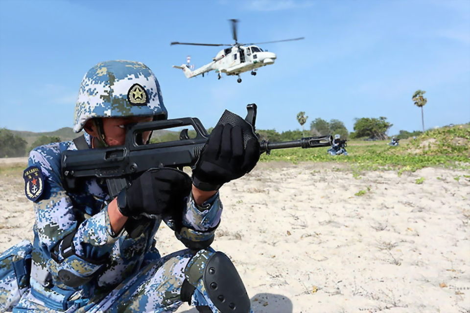 今年的中泰联合军演上这款步枪很抢眼