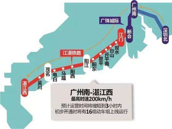 深湛高铁全线通车 粤港澳大湾区真正的枢纽还