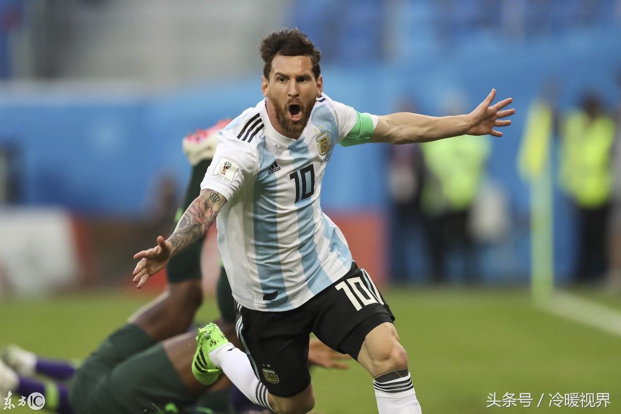阿根廷死亡突围,梅西进球高清图片,值得珍藏的