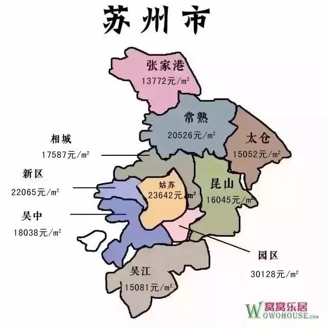 7月份江苏房价地图出炉 兴化房价竟然涨到了这