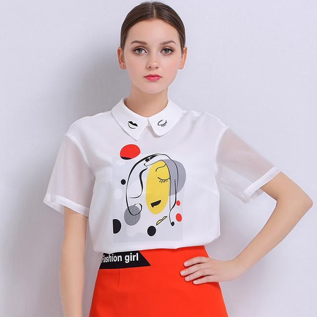 自信的胖妹子最美丽,宽松雪纺衬衣微胖妹纸也