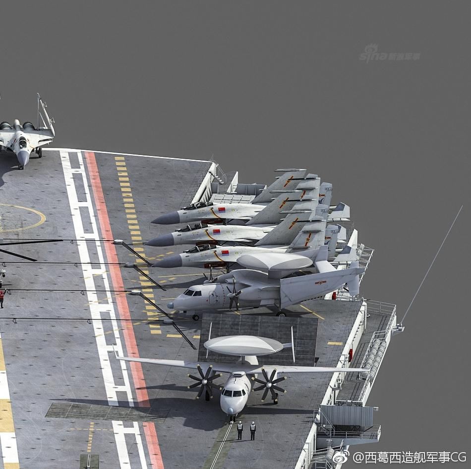 核动力+电磁弹射?网友CG畅想中国海军第三艘