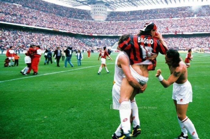 巴乔AC米兰生涯进球和出场数据最全记录顺祝