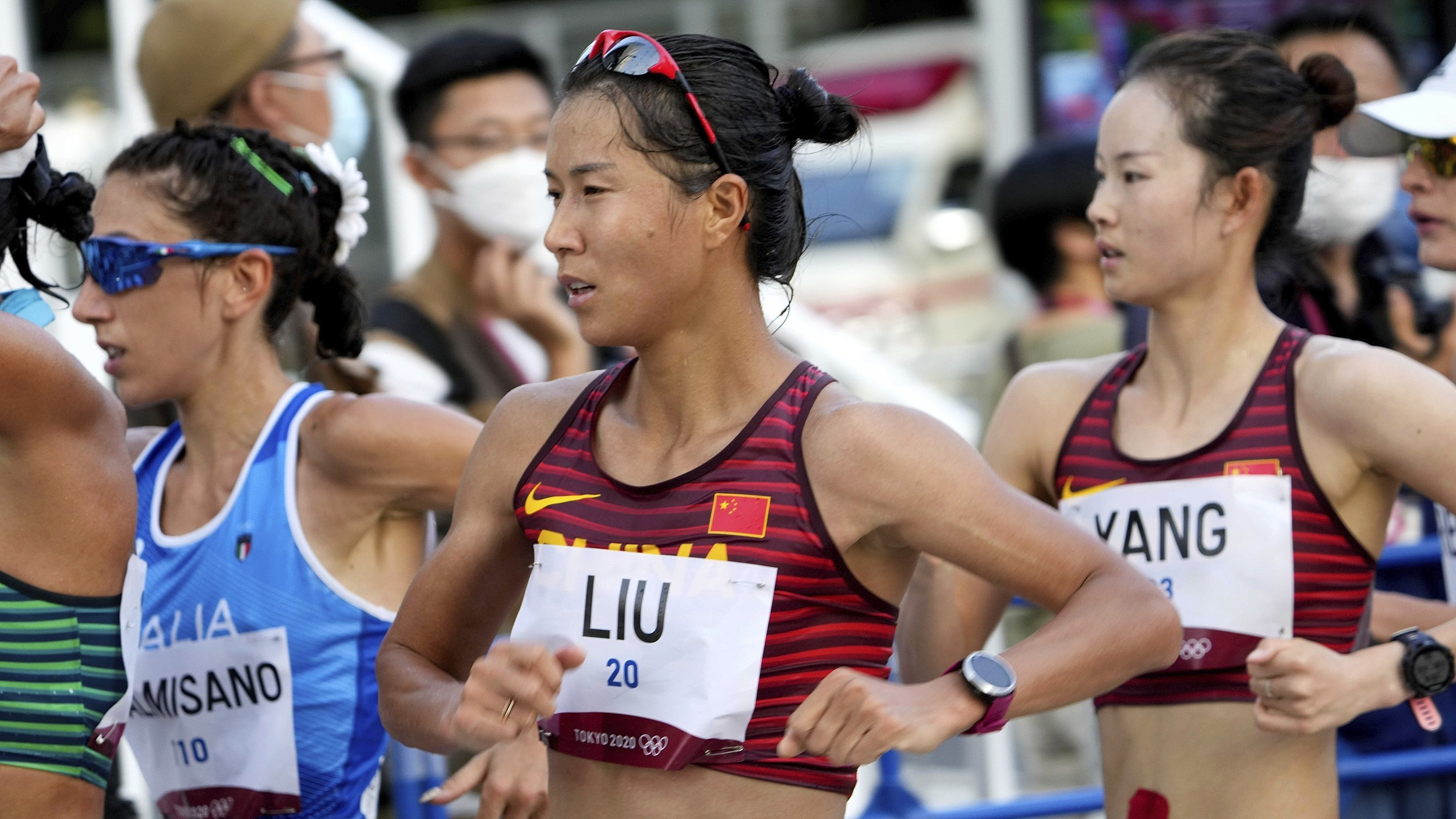 刘虹获得东京奥运会田径女子20公里竞走铜牌 刘虹获得东京奥运会田径女子20公里竞走铜牌