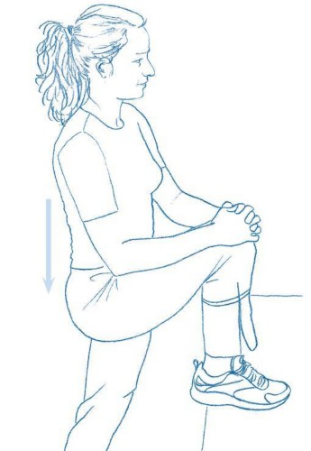 球友福利!经典臀部拉伸图解,有效保护你的爱臀