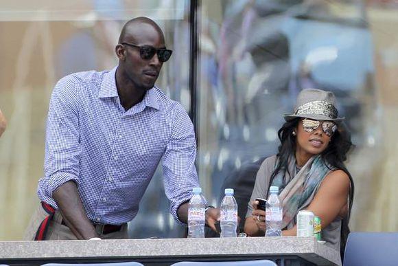 加内特和妻子在一起