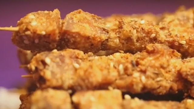 《快乐生活一点通》20181022猴头菇“羊肉串” 《快乐生活一点通》20181022猴头菇“羊肉串”