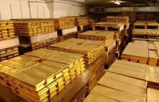 全球十大黄金储备国排名,印度第十,俄罗斯第六