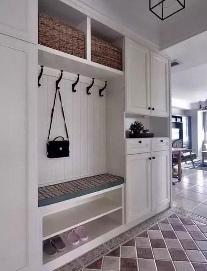 进门鞋柜装修案例,不仅漂亮还非常实用,简直人