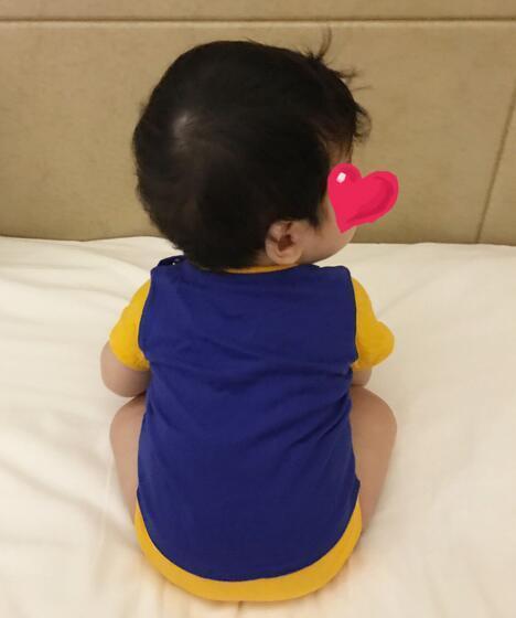 陈妍希首晒儿子近照 小星星像个小团子萌炸