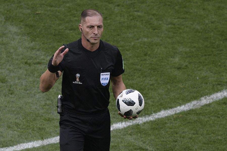 俄罗斯世界杯决赛主裁判是谁?还执法过哪几场